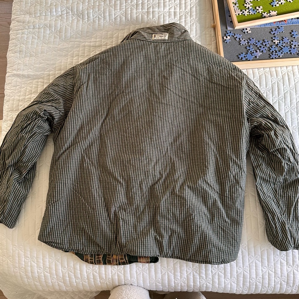 Vintage Patch Magic Group LP reversible quilted j… - image 11